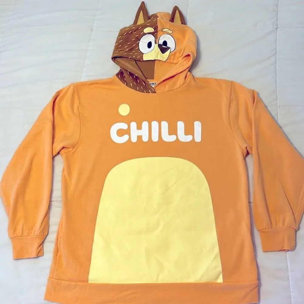 Chilli Orange Hoodie - Adult Small